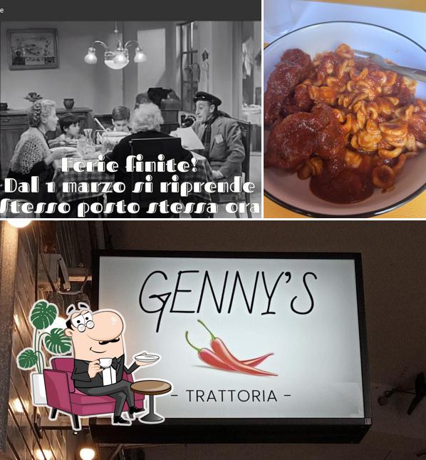 La immagine di interni e bevanda da Trattoria Genny’s