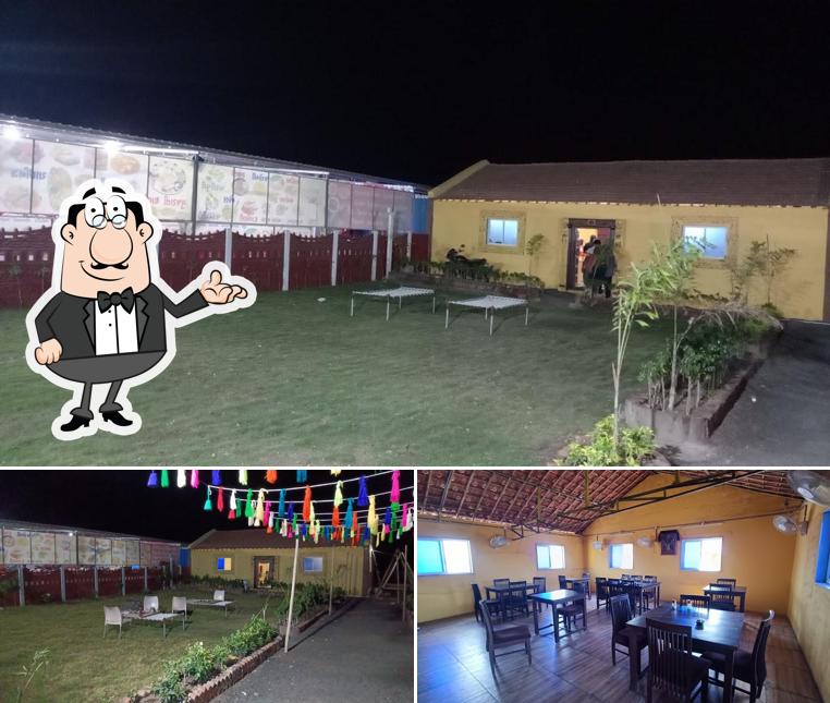 The interior of Govadiyo village restaurant