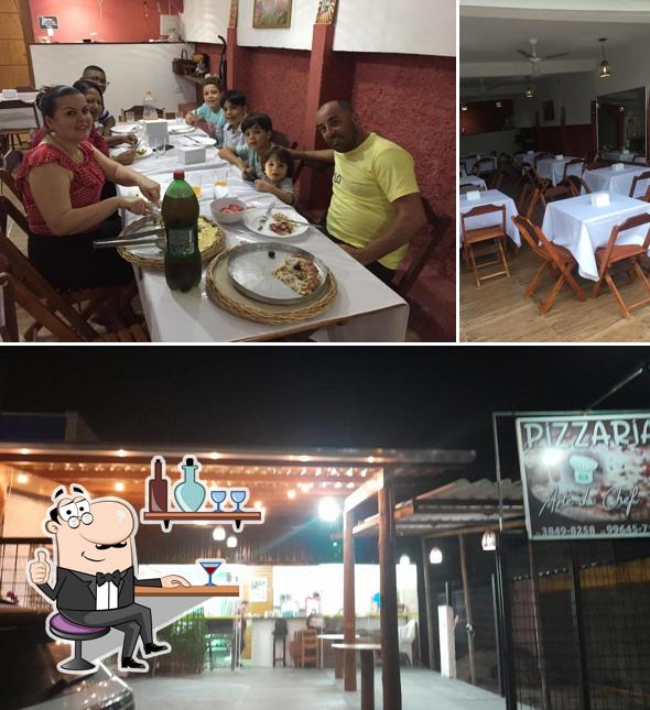 Veja imagens do interior do Pizzaria Arte do chef