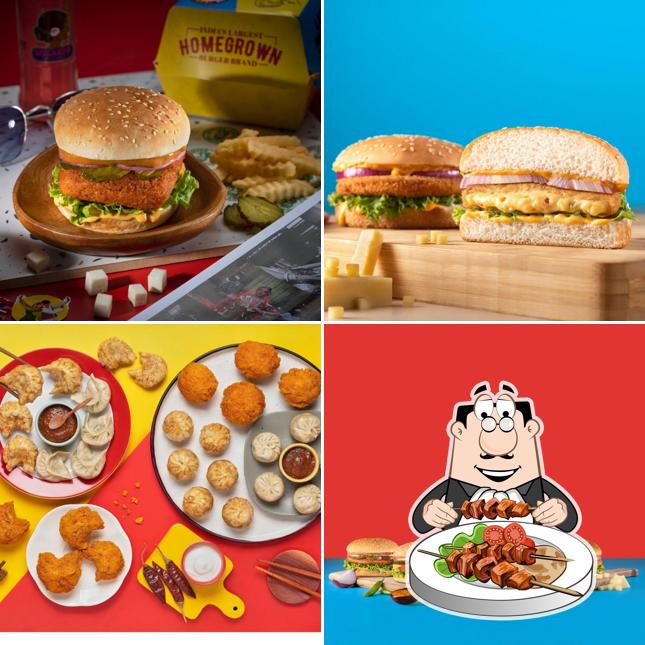 Food at Burger Singh
