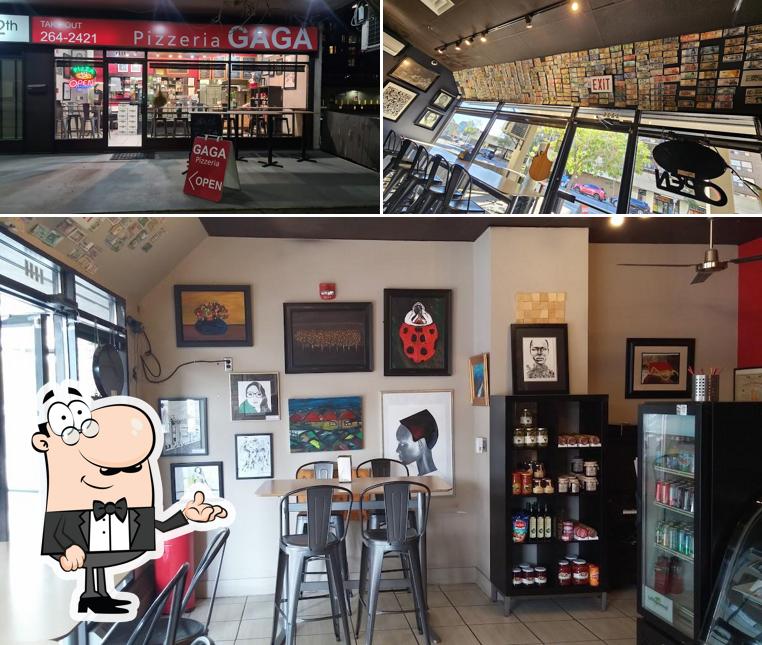L'intérieur de Pizzeria GAGA