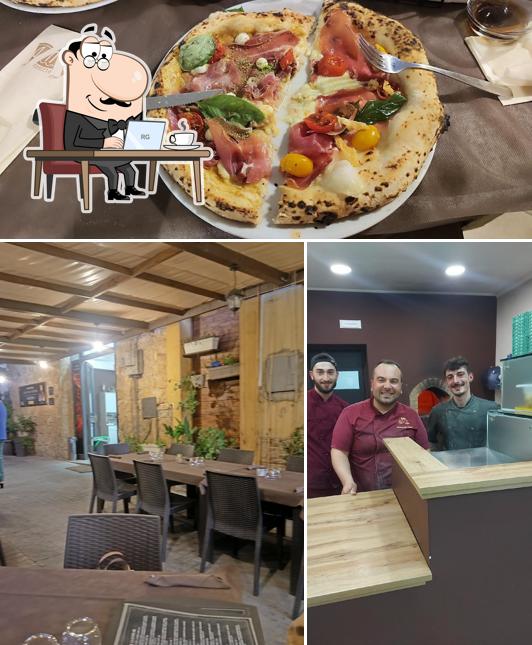 Pizzeria SUD si caratterizza per la interni e cibo