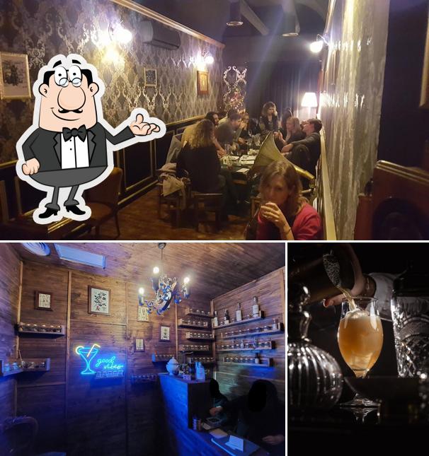 Gli interni di Anima e Ghiaccio Private Bar