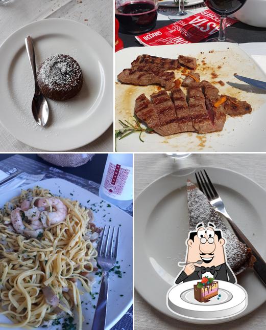 Torta al cioccolato al Osteria Bar Del Ponte