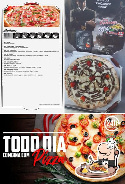 No Pizzaria Don Corleone Balneário Camboriú, você pode degustar pizza