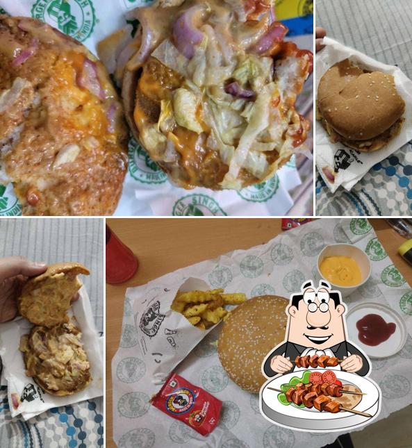 Food at Burger Singh - Big Punjabi Burgers