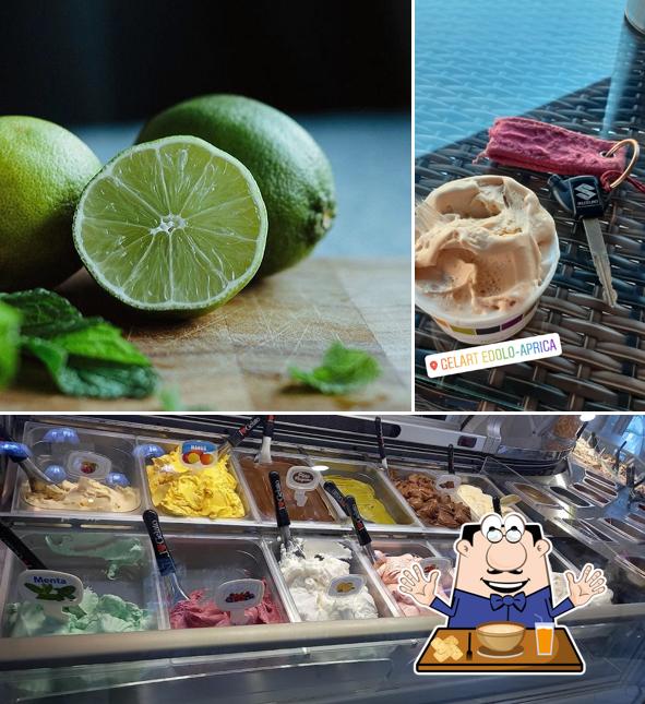 Platti al Gelateria Gelart