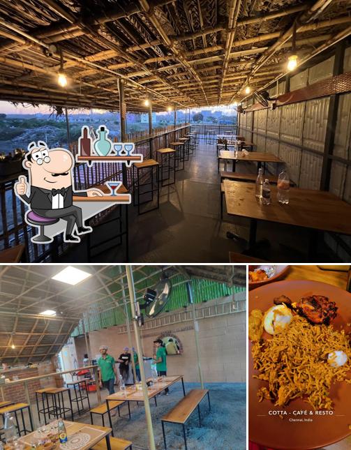 The interior of Cotta - Café & Resto