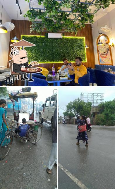 The image of Nainital momos Jaunpur’s exterior and beverage