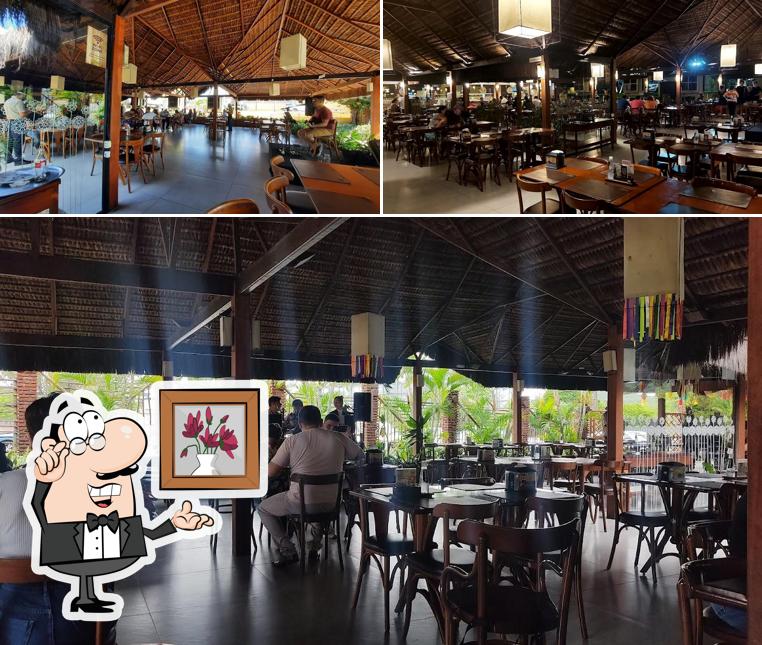 O interior do Tábua de Carne - Ponta Negra