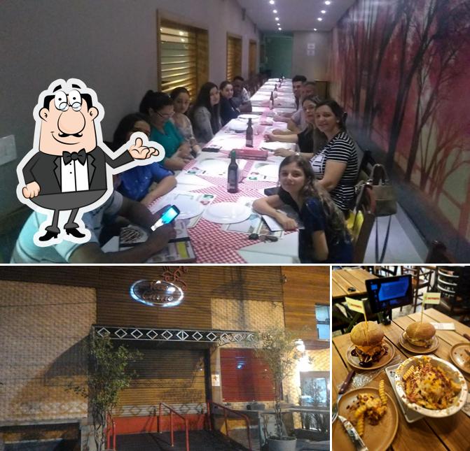 O interior do Nossa Carne