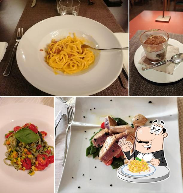 Spaghetti alla carbonara al Osteria Moderna