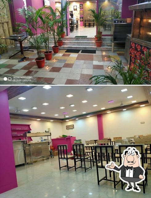 The interior of Kaffa The Restaurant