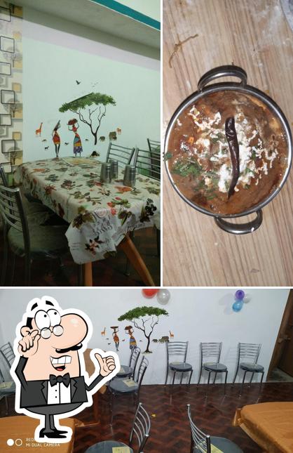 The image of interior and food at MITHILA DARBAR