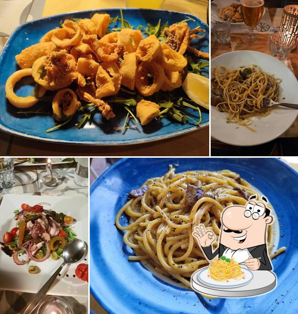 Spaghetti alla carbonara al Bar - Bistro - Pizzeria "Gallodoro"