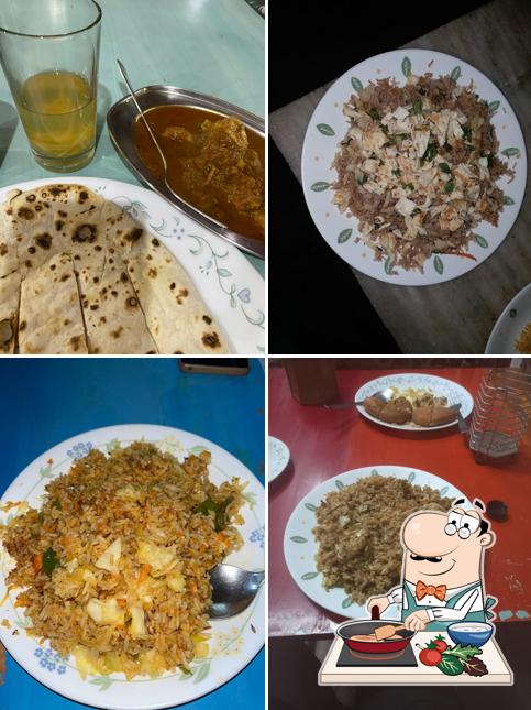 Chicken curry at Hari Om International cafe