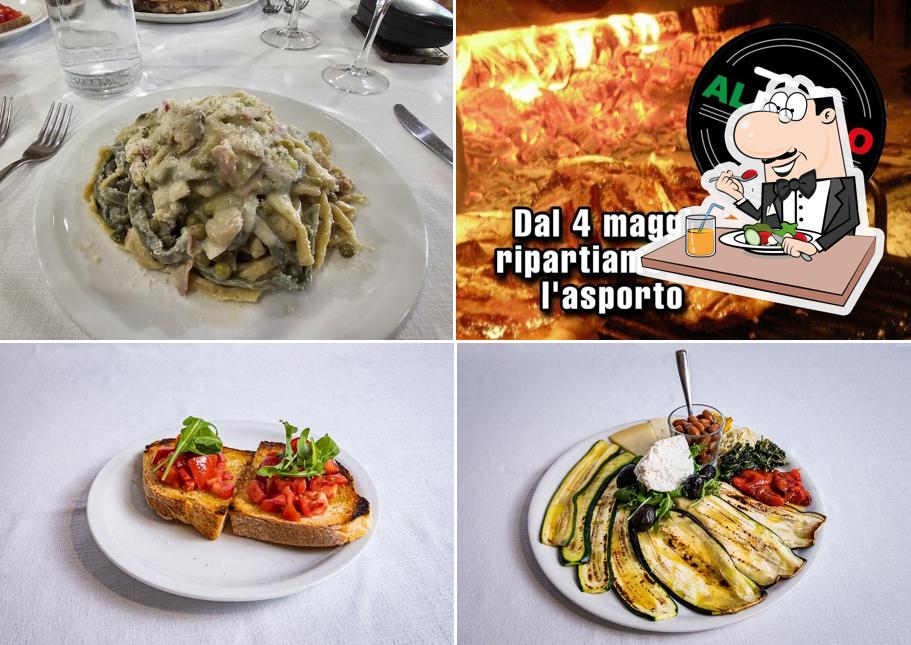 Cibo al Ristorante Alfredo alla scaletta