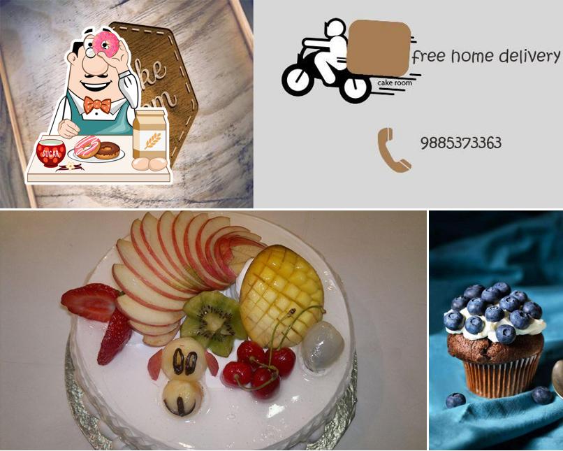 The Cake Room offers a range of sweet dishes