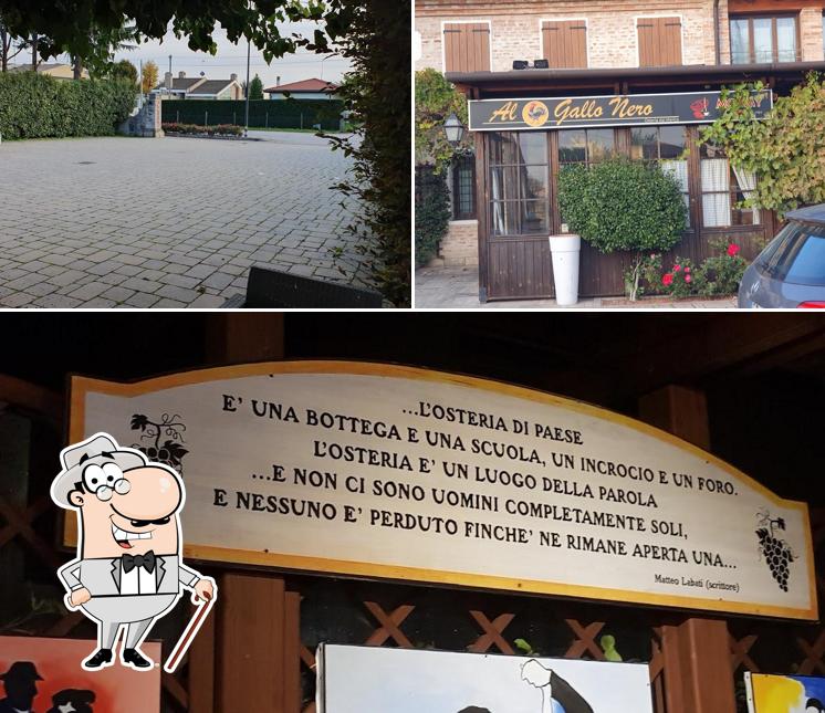 La parte esterna è una caratteristica importante di Locanda & Ristorante Al Gallo Nero