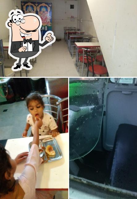 The interior of Balaji Pav Bhaji