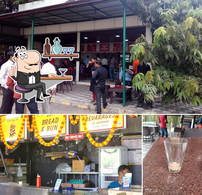 The picture of Chai Hut’s interior and beverage