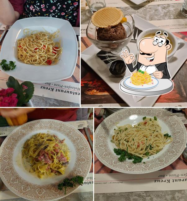 Spaghetti alla carbonara al Kreuz