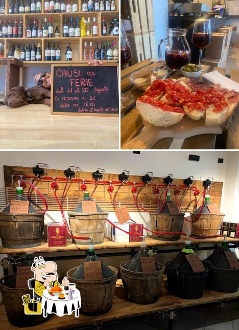 L'angolo Del Vino - Enoteca e vini sfusi si caratterizza per la cibo e bevanda