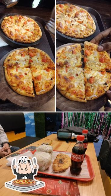 Get pizza at Burger Era Hoshiarpur
