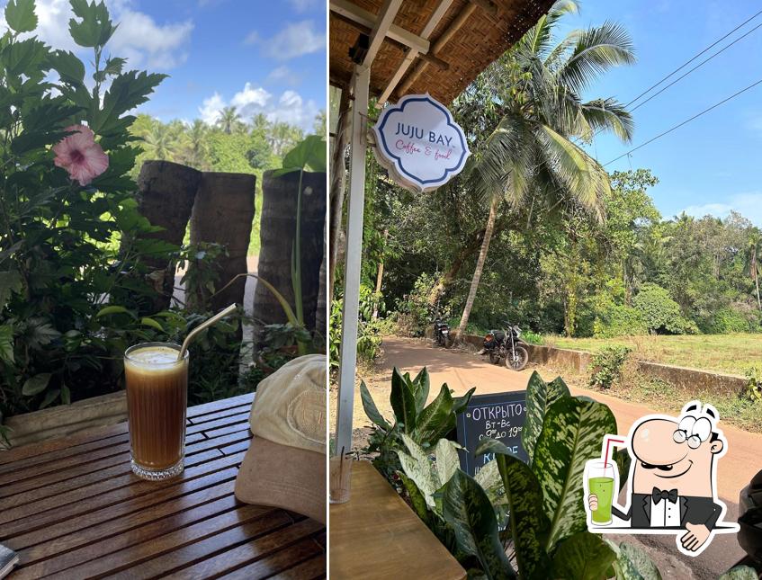 Enjoy a beverage at JUJU BAY