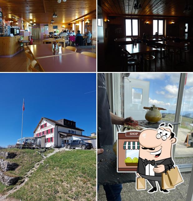 Gli esterni di Hôtel du Chasseron