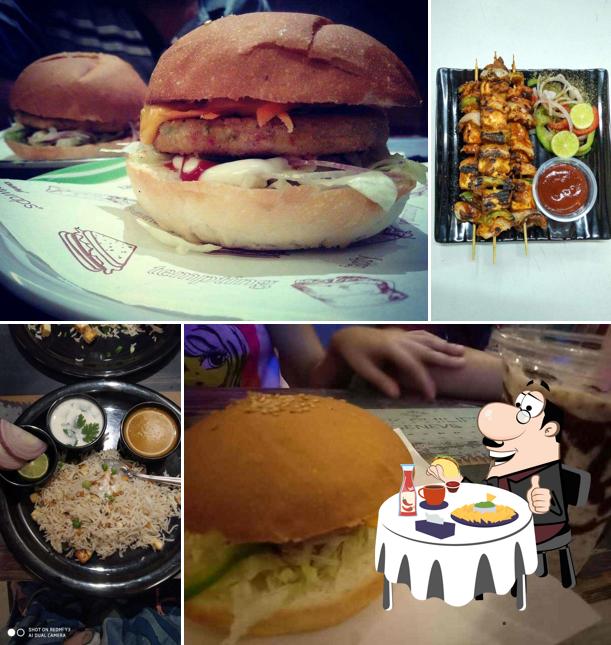 Try out a burger at Jalapenos