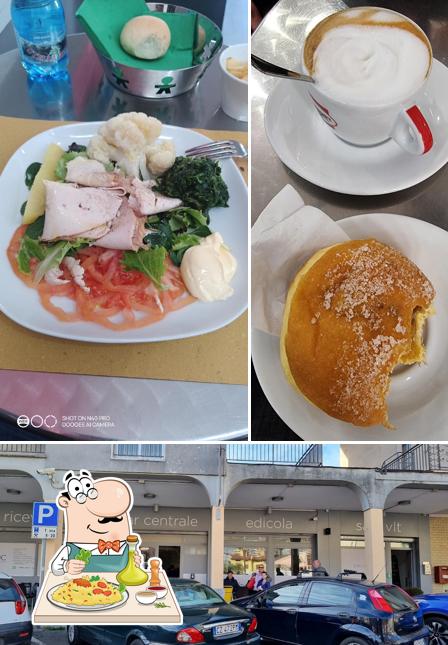Tra le diverse cose da Bar Centrale Di Tagliaferri E C. Snc si possono trovare la cibo e esterno