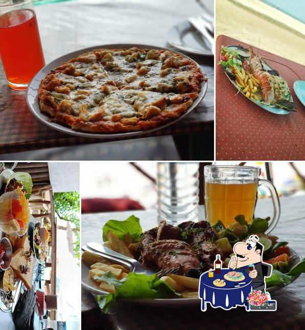 Sashimi at Dragon Cafe and Beach Stay