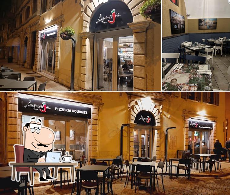 Gli interni di Assaje