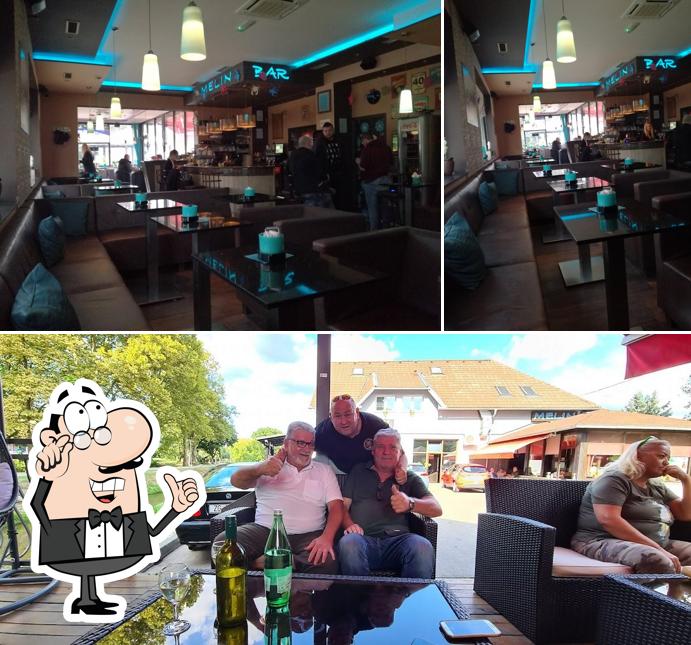 Gli interni di Melin bar