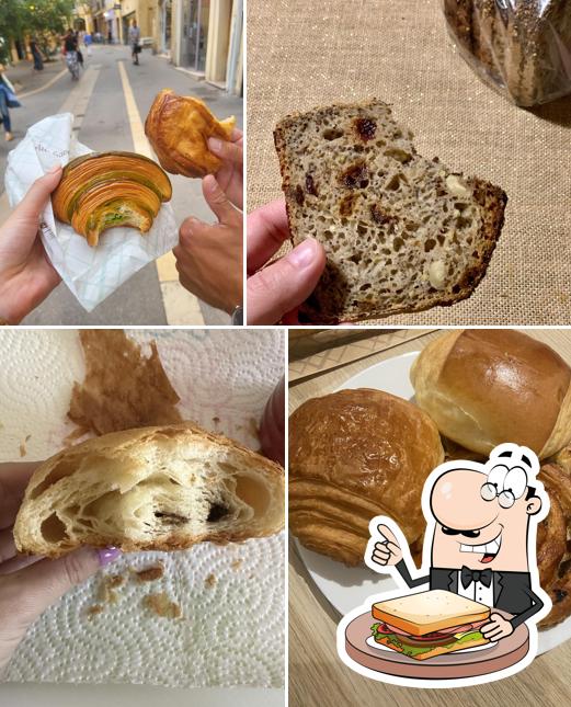 Sandwichs au fromage grillé à Aux Saveurs des Saisons