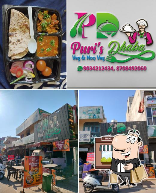 The exterior of Puri's Dhaba