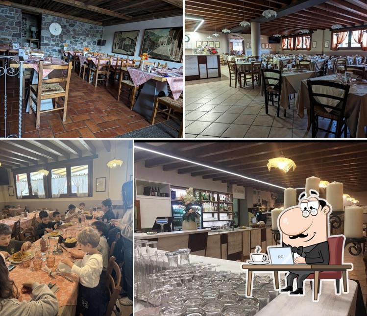 Gli interni di Pizzeria La Pieve