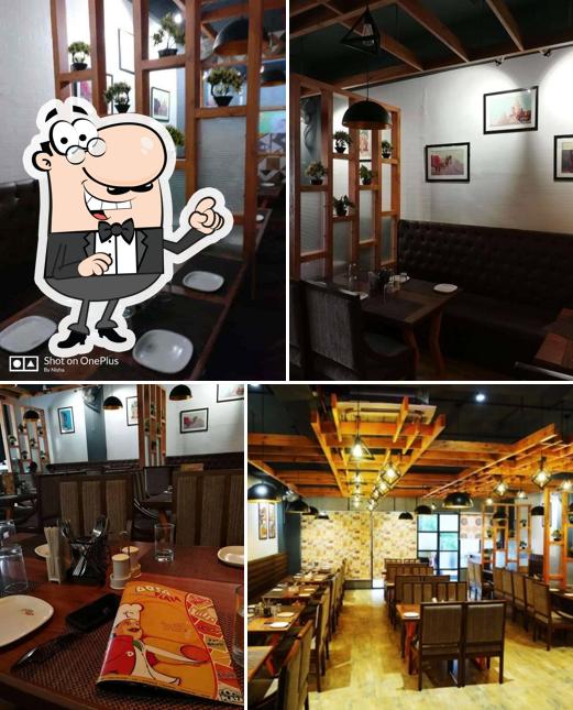 The interior of Dosa Plaza