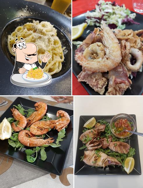 Spaghetti alla carbonara al Sapori Mari e Monti