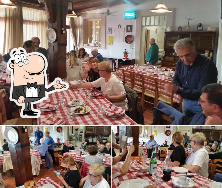 Siediti a un tavolo di agriturismo monte la vecchia di sgobba