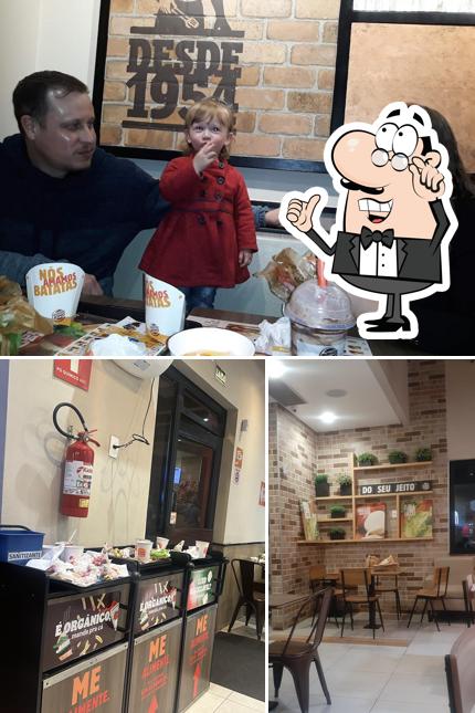 O interior do Burger King