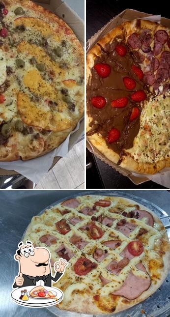 Consiga diferentes variedades de pizza