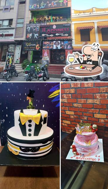Happiness Cake Shop & Bakery is distinguished by food and exterior