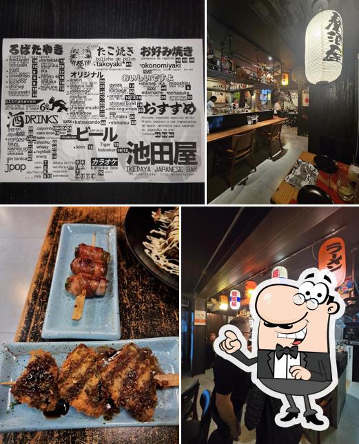 Veja imagens do interior do Ikedaya Izakaya