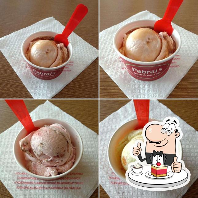 Pabrai's Fresh And Naturelle Ice Cream provides a selection of desserts