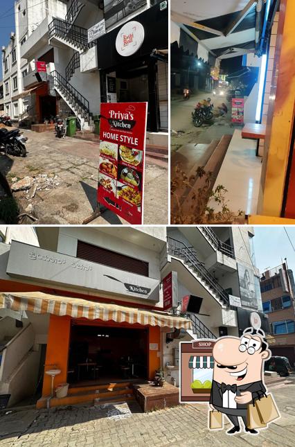 The exterior of Priya's Kitchen