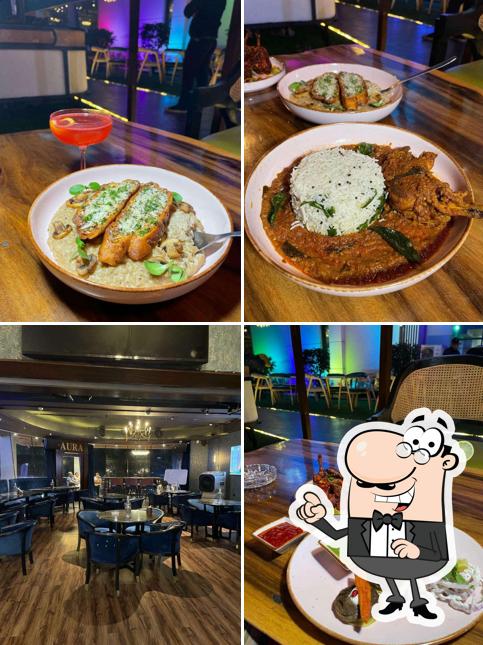 The interior of Aura Kitchen & Bar