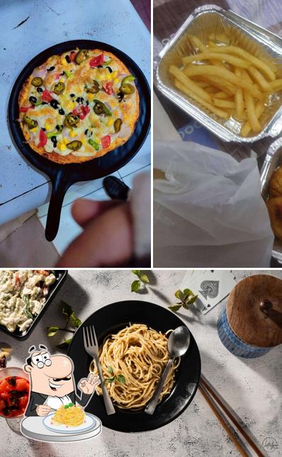 Spaghetti carbonara at Nostalgia Cafe