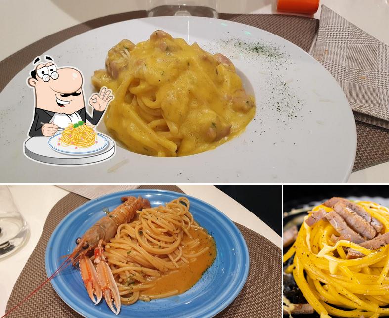 Spaghetti alla carbonara al Ristorante Syncronia